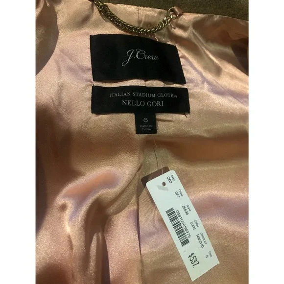 J. Crew Tan Wool Coat - Picture 7 of 7